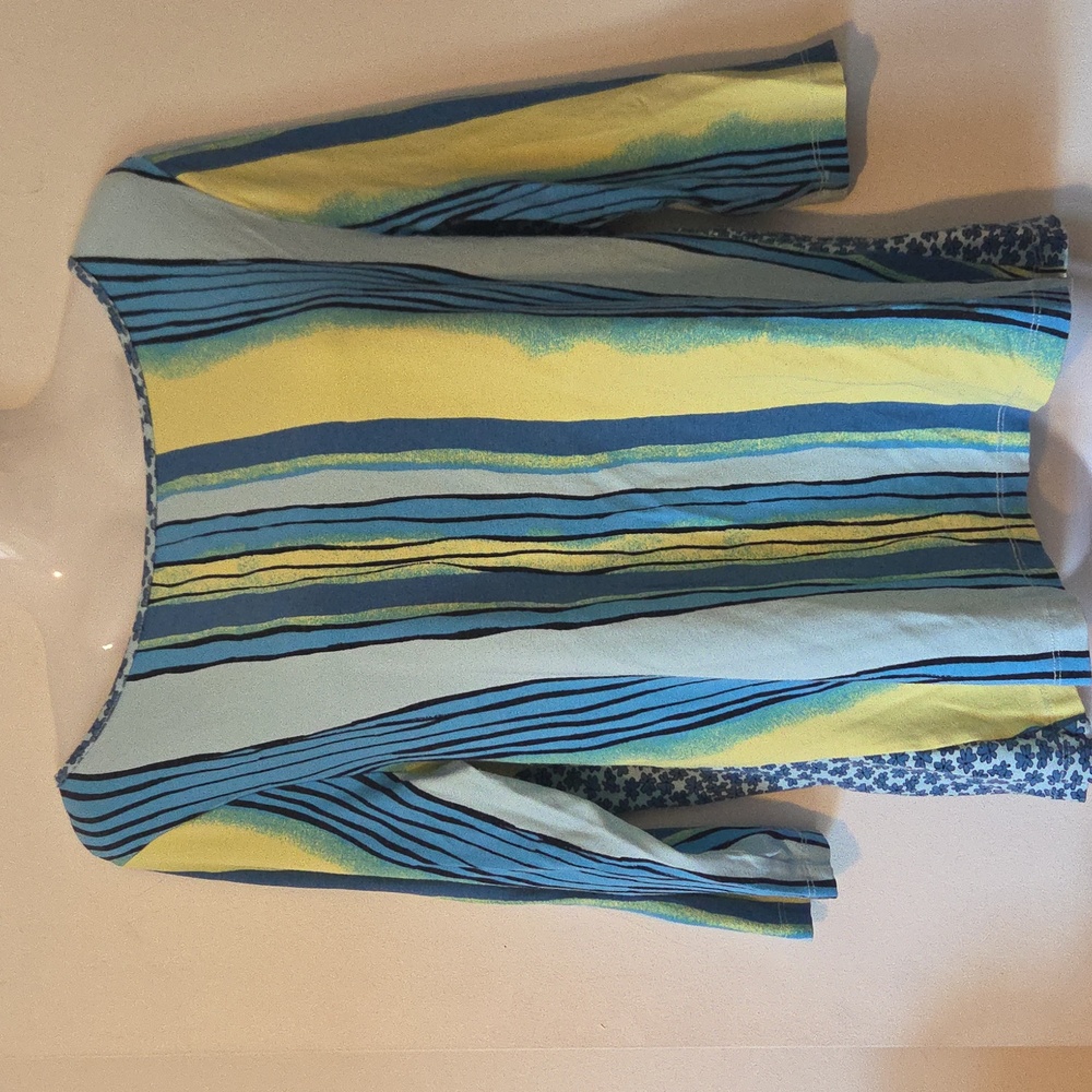 Olsen Mixed Print Women's Top